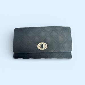 Vera Bradley Black Quilted Clutch